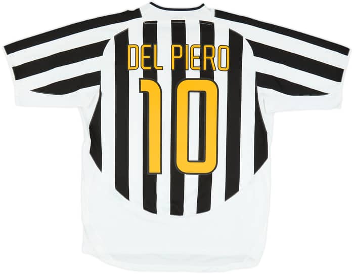 2003-04 Juventus Home Shirt Del Piero #10 - 7/10 - (L)