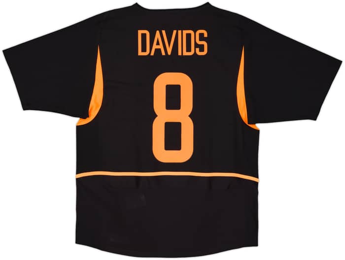 2002-04 Netherlands Away Shirt Davids #8 - 8/10 - (L)
