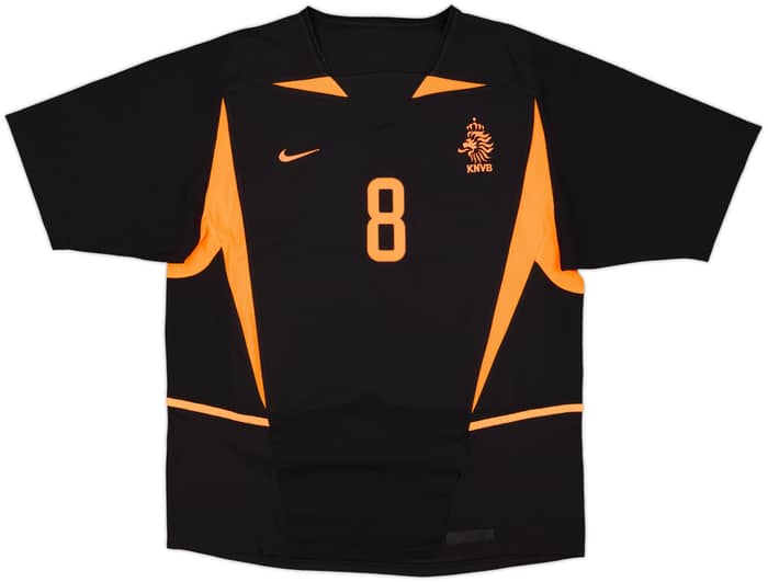 2002-04 Netherlands Away Shirt Davids #8 - 8/10 - (L)