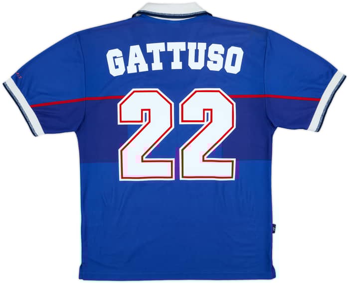 1997-99 Rangers Home Shirt Gattuso #22 - 8/10 - (M)