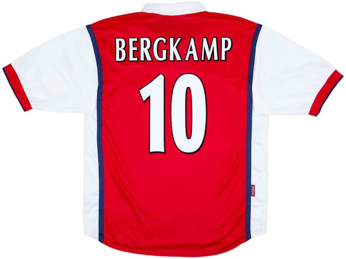 1998-99 Arsenal Home Shirt Bergkamp #10 - 8/10 - (L)