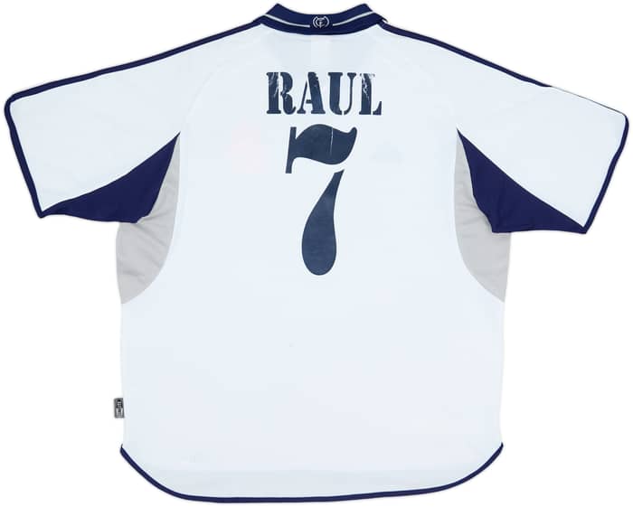 2000-01 Real Madrid Home Shirt Raul #7 - 5/10 - (XL)