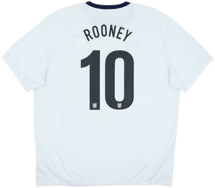 2013 England 150th Anniversary Home Shirt Rooney #10 - 7/10 - (XXL)