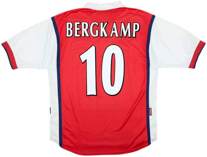 1999-00 Arsenal Home Shirt Bergkamp #10 - 6/10 - (L)
