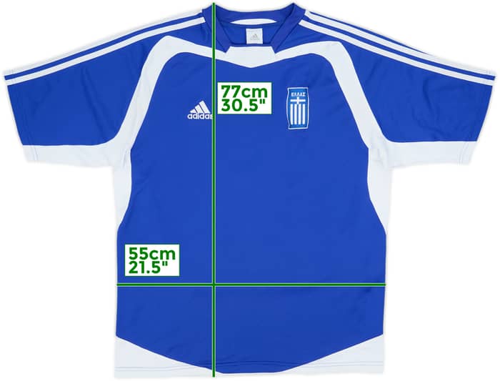 2004-06 Greece Home Shirt #4 - 7/10 - (L)