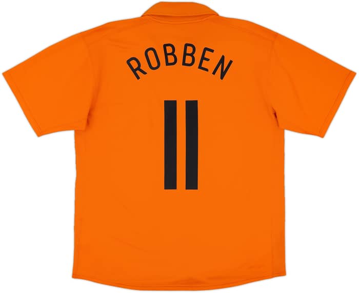 2006-08 Netherlands Home Shirt Robben #11 - 6/10 - (XL)