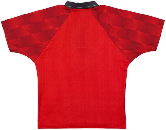 1996-98 Manchester United Home Shirt - 7/10 - (L.Boys)