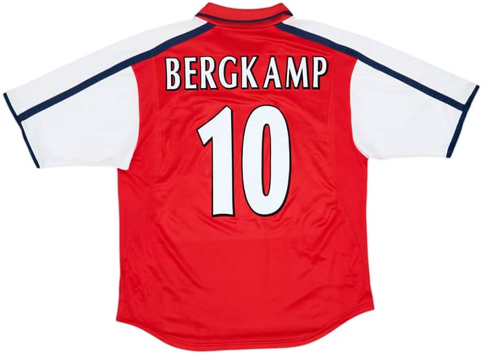 2000-02 Arsenal Home Shirt Bergkamp #10 - 8/10 - (L)