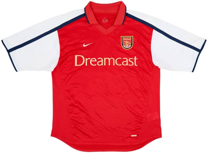 2000-02 Arsenal Home Shirt Bergkamp #10 - 8/10 - (L)