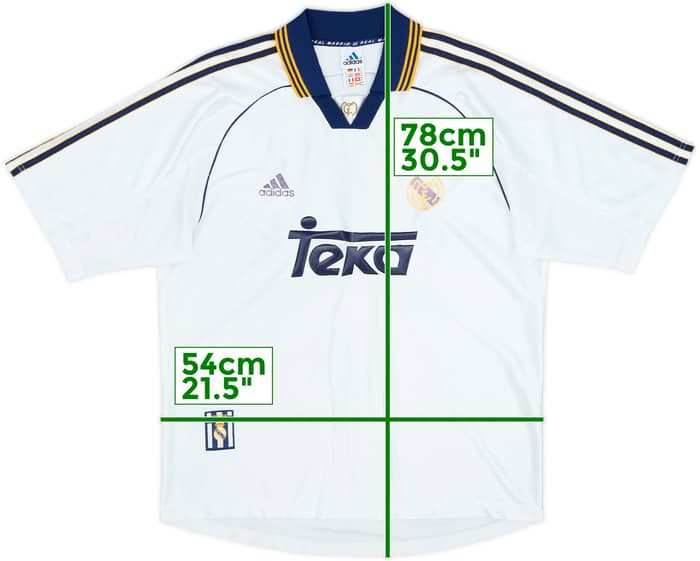 1998-00 Real Madrid Home Shirt - 5/10 - (M)