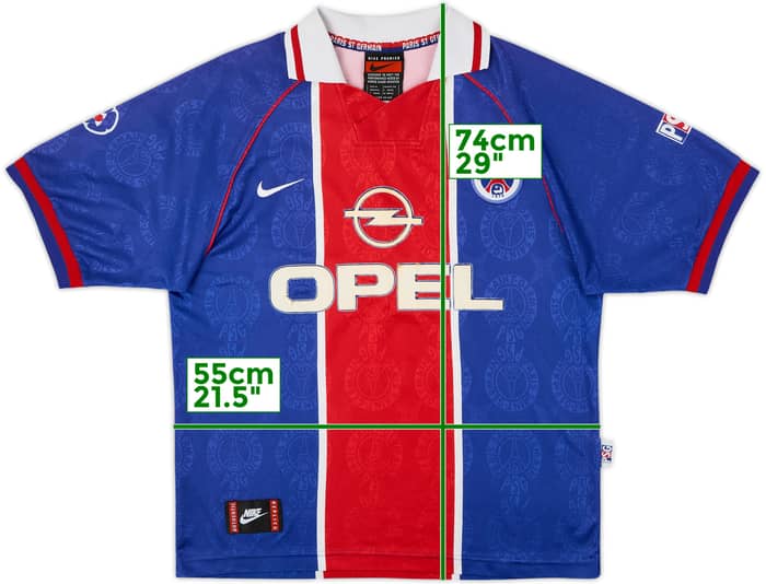 1996-97 Paris Saint-Germain Home Shirt - 7/10 - (M)