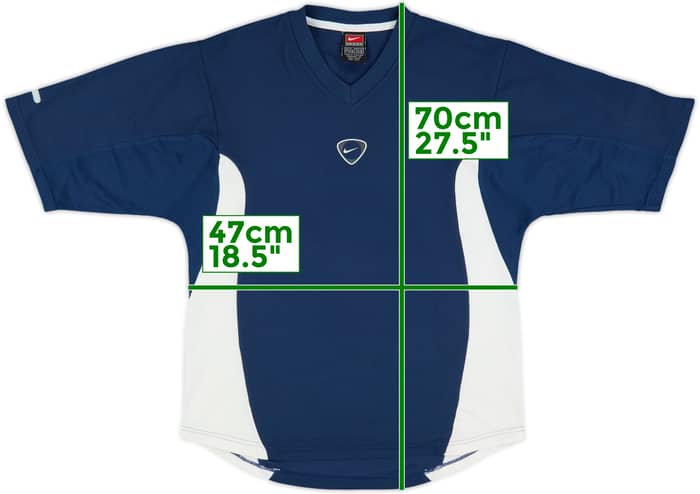 2000-01 Valencia Nike Training Shirt - 8/10 - (S)