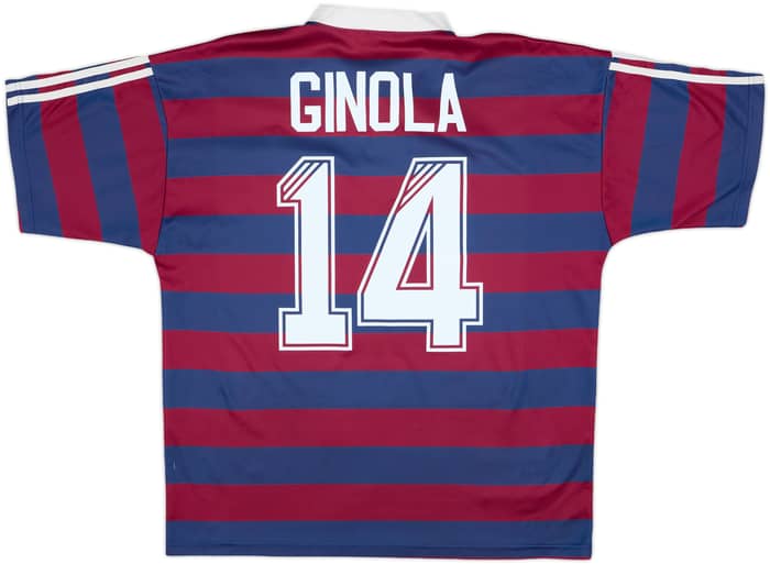 1995-96 Newcastle Away Shirt Ginola #14 - 6/10 - (L)
