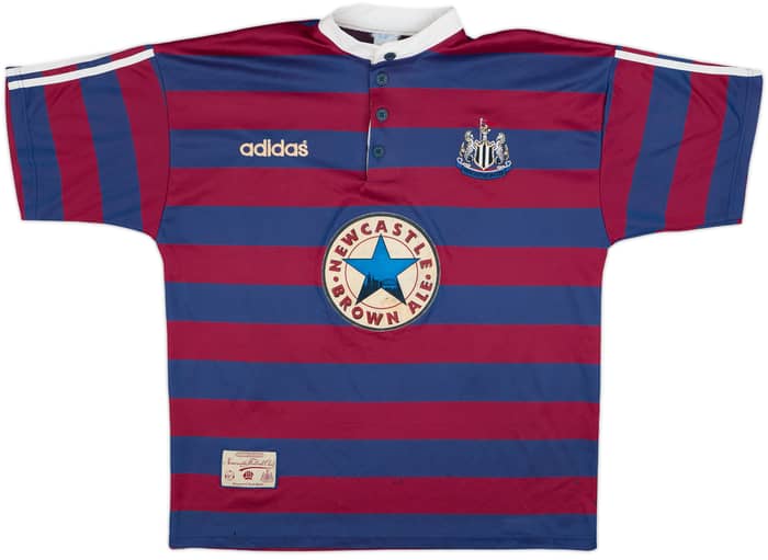 1995-96 Newcastle Away Shirt Ginola #14 - 6/10 - (L)