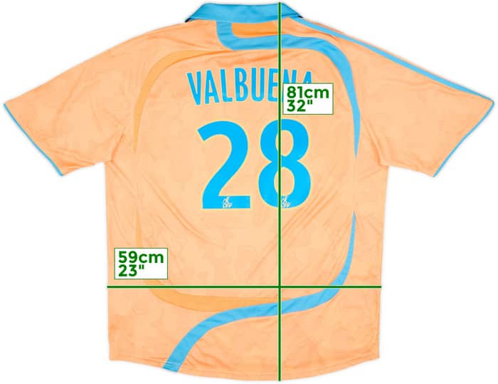 2007-08 Olympique Marseille Third Shirt Valbuena #28 - 8/10 - (XL)