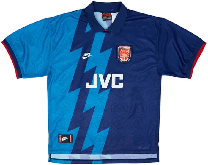 1995-96 Arsenal Away Shirt Wright #8 - 8/10 - (XL)