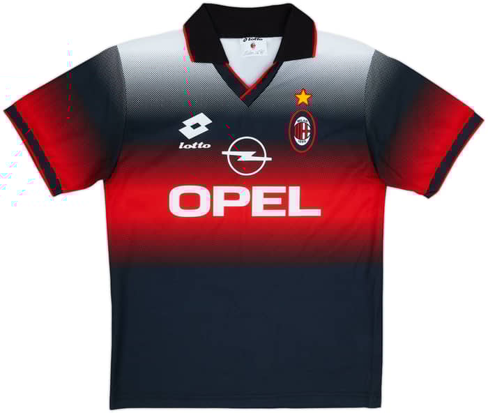 1996-97 AC Milan Lotto Training Shirt - 9/10 - (M)