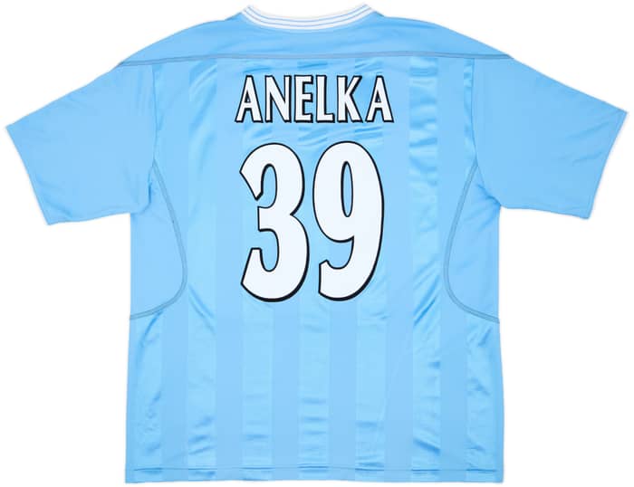 2003-04 Manchester City Home Shirt Anelka #39 - 9/10 - (L)