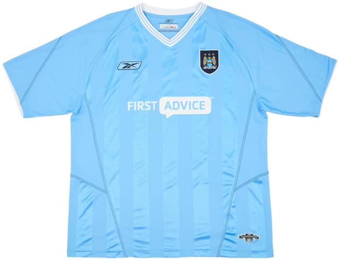 2003-04 Manchester City Home Shirt Anelka #39 - 9/10 - (L)