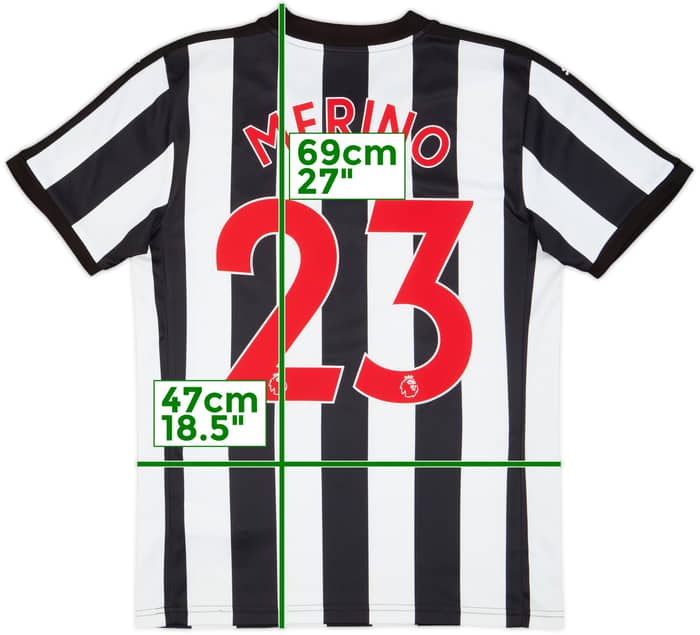 2017-18 Newcastle Home Shirt Merino #23 - 10/10 - (S)