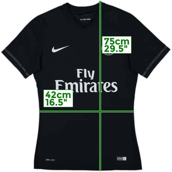 2015-16 Paris Saint-Germain Authentic Third Shirt Ibrahimovic #10 - 6/10 - (M)