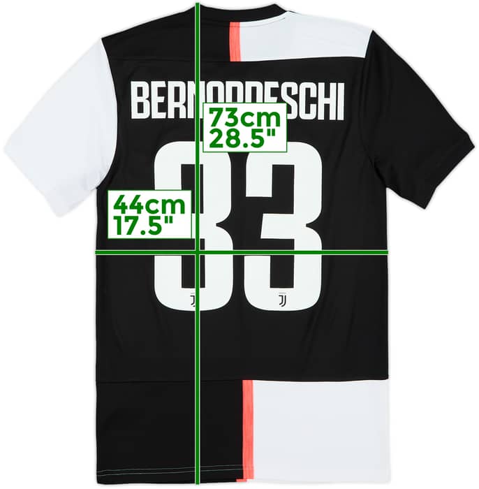 2019-20 Juventus Home Shirt Bernardeschi #33 - 7/10 - (XS)