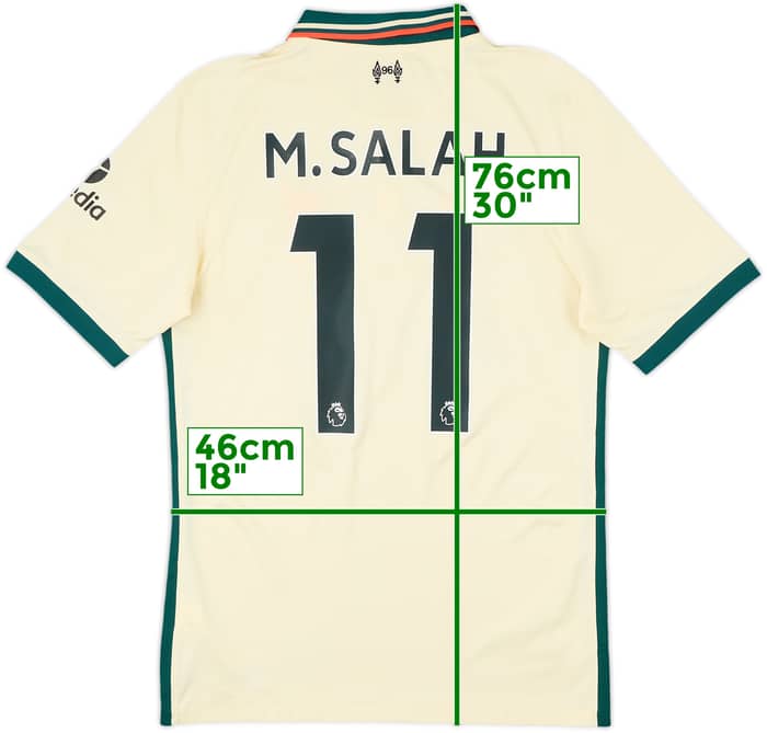 2021-22 Liverpool Away Shirt M.Salah #11 - 8/10 - (S)