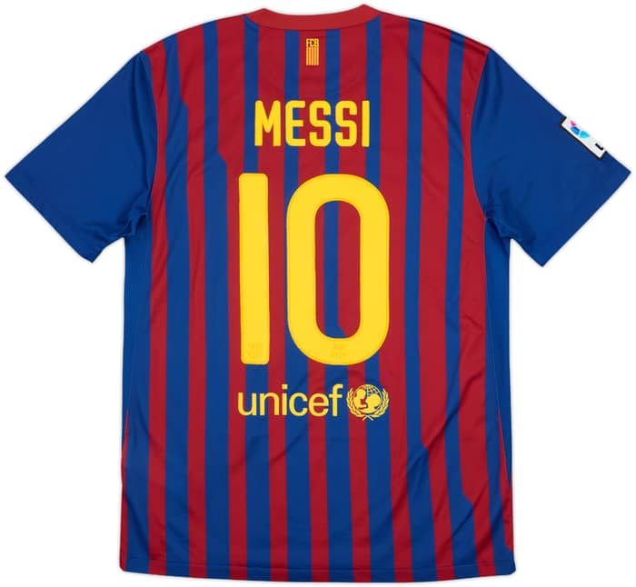2011-12 Barcelona Home Shirt Messi #10 - 7/10 - (M)