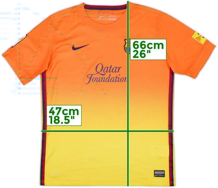 2012-13 Barcelona Away Shirt - 8/10 - (XL.Boys)