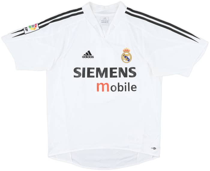2004-05 Real Madrid Home Shirt Zidane #5 - 6/10 - (S)