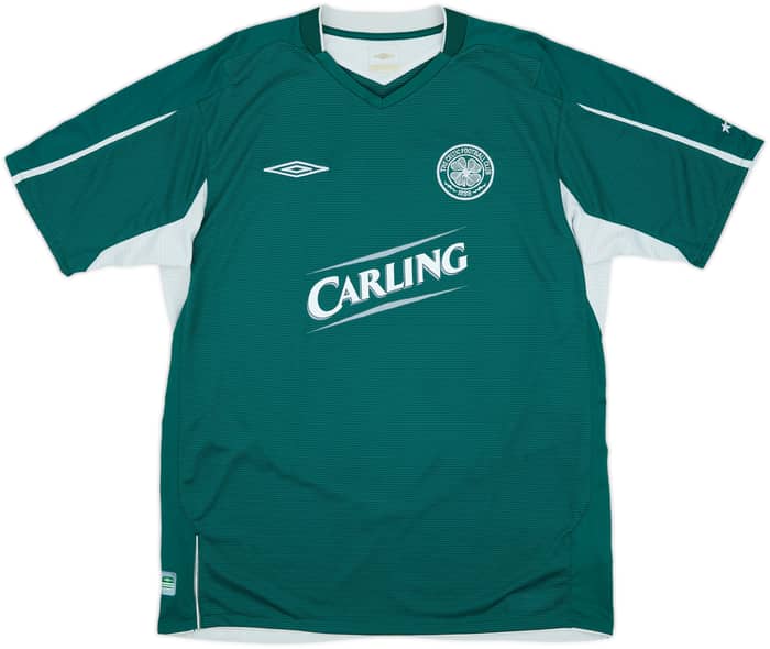 2004-05 Celtic Away Shirt Larsson #7 - 9/10 - (L)