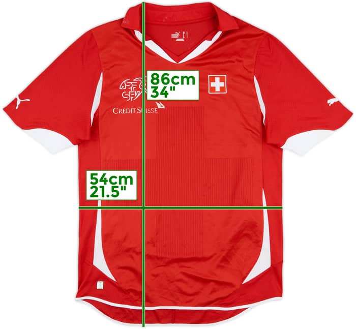 2010-11 Switzerland Home Shirt - 6/10 - (L)