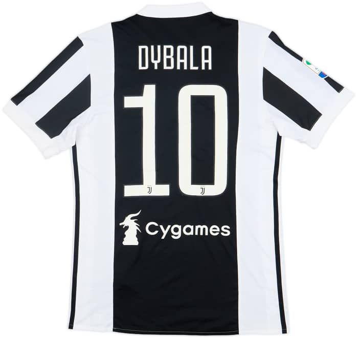 2017-18 Juventus Home Shirt Dybala #10 - 6/10 - (S)