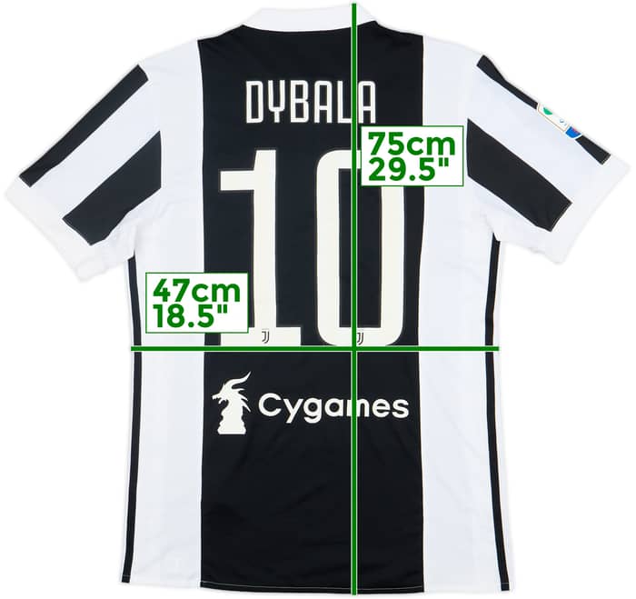 2017-18 Juventus Home Shirt Dybala #10 - 6/10 - (S)