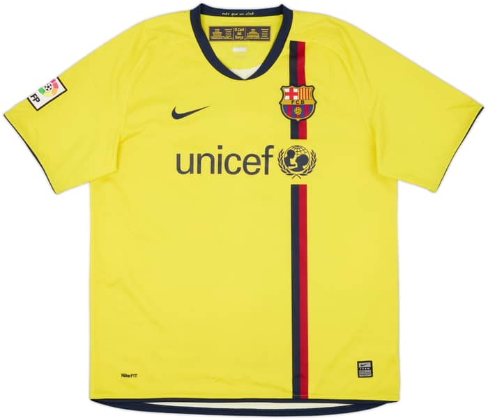 2008-10 Barcelona Away Shirt Ibrahimovic #9 - 10/10 - (L)