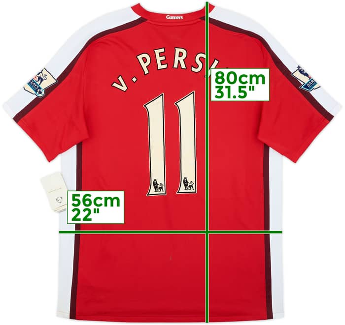 2008-10 Arsenal Home Shirt v. Persie #11 (L)