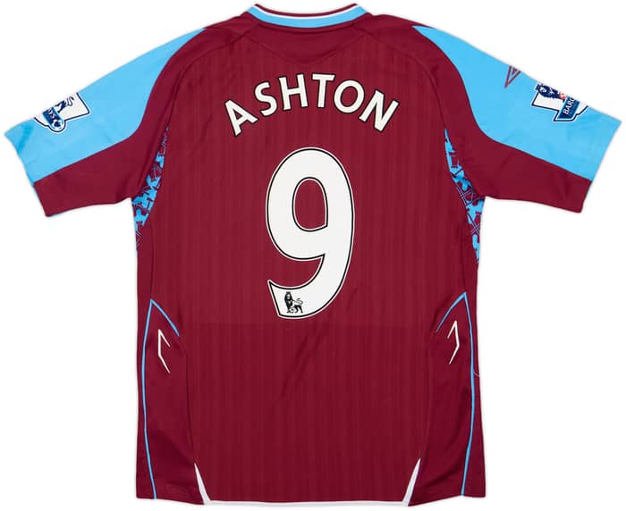 2007-08 West Ham Home Shirt Ashton #9 - 6/10 - (M)