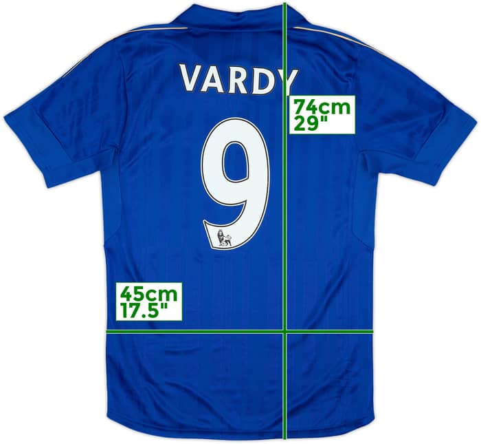 2016-17 Leicester Home Shirt Vardy #9 - 10/10 - (S)