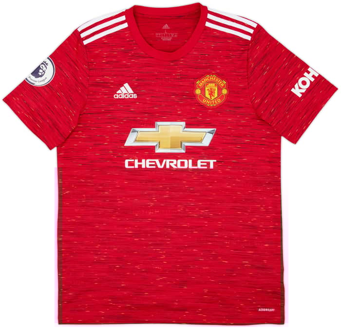 2020-21 Manchester United Home Shirt B.Fernandes #18 - 10/10 - (L)