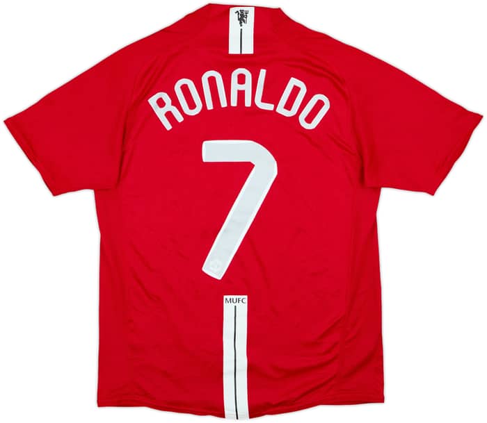 2007-09 Manchester United Home Shirt Ronaldo #7 - 6/10 - (S)