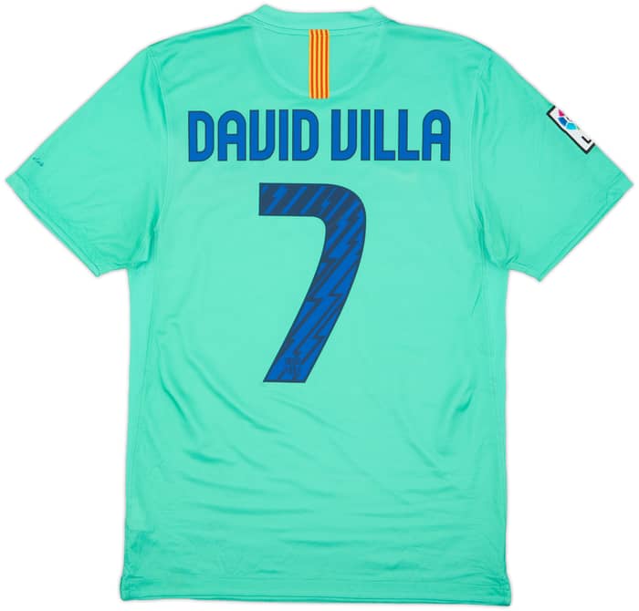 2010-11 Barcelona Away Shirt David Villa #7 - 8/10 - (S)