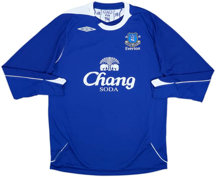 2006-07 Everton Home L/S Shirt Osman #21 - 6/10 - (M)