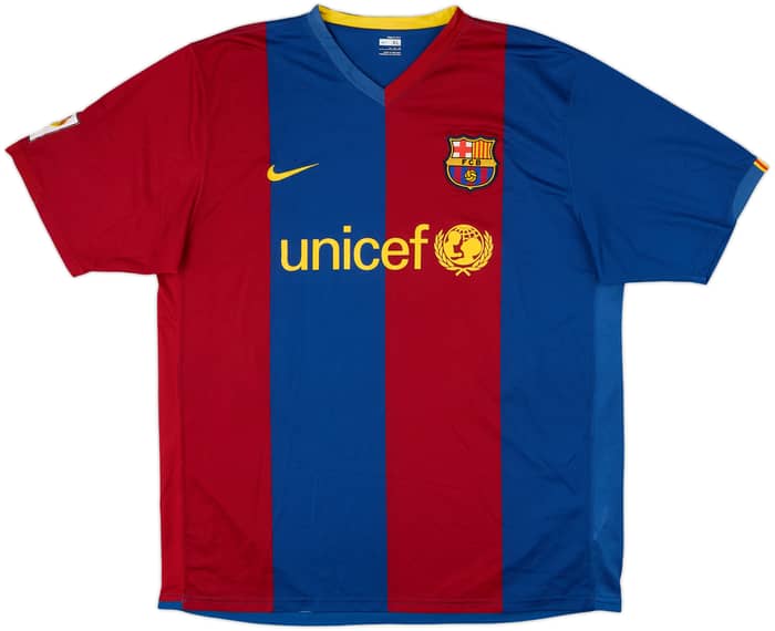 2006-07 Barcelona Home Shirt Ronaldinho #10 - 9/10 - (XL)