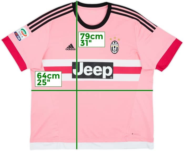 2015-16 Juventus Away Shirt - 8/10 - (XXL)