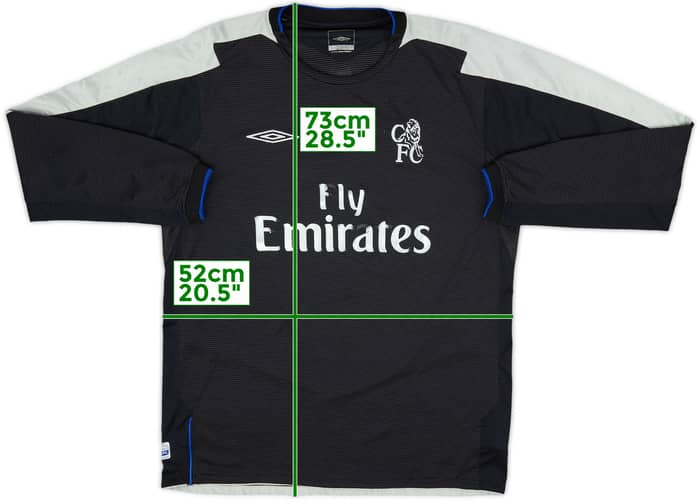 2004-05 Chelsea Away L/S Shirt - 4/10 - (L)