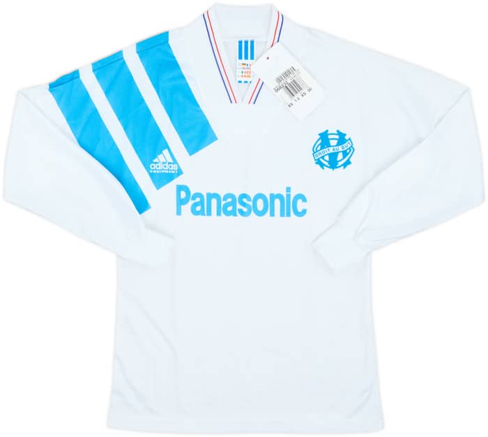 1991-92 Olympique Marseille Home L/S Shirt (XS)