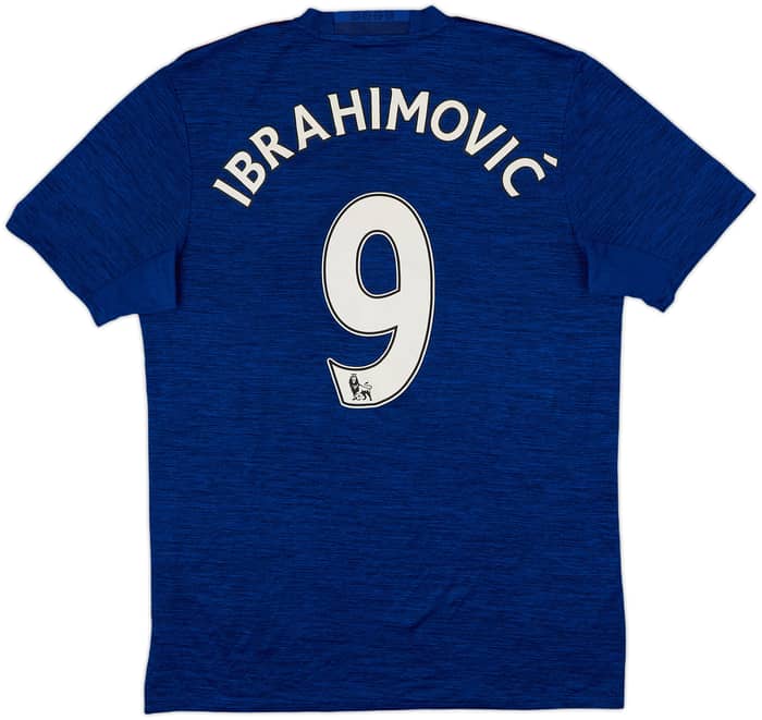 2016-17 Manchester United Away Shirt Ibrahimovic #9 - 7/10 - (M)