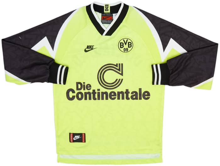1995-96 Borussia Dortmund Home L/S Shirt - 5/10 - (XS)