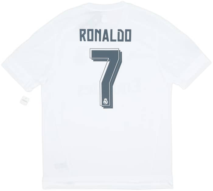 2015-16 Real Madrid Authentic Home Shirt Ronaldo #7 (XL)