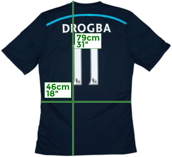 2014-15 Chelsea Player Issue Third Shirt Drogba #11 (L)